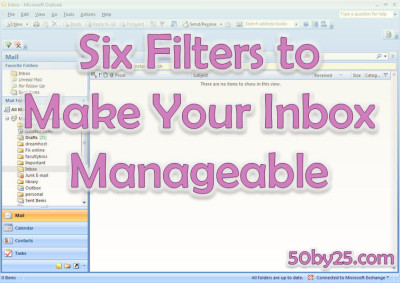 Six Filters To Make Your Inbox Manageable