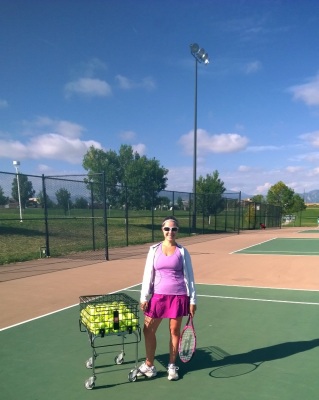 Laura Tennis Lesson