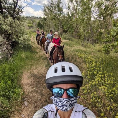 Dorky_Laura_Helmet_and_Mask_Horseback_Riding
